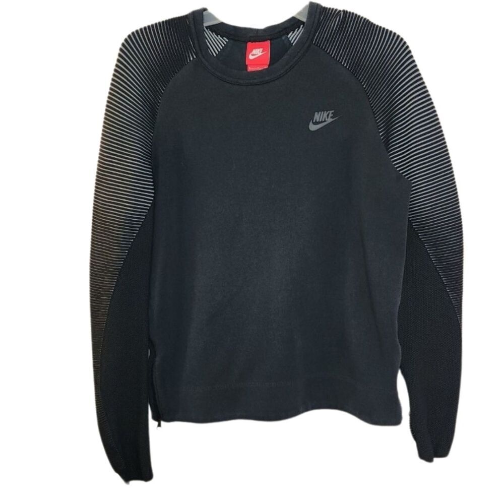 Nike Tech‎ Fleece High Performance Black Sweatshirt Women's Small